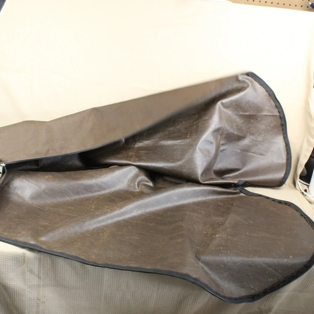 Golf Club Travel Bag Canvas Padded Lightweight Brown Soft Shell Case